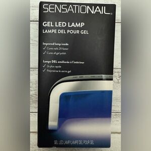 Sensationail Gel LED Lamp  Cures Nails 2x Faster Cures All Gel Polish